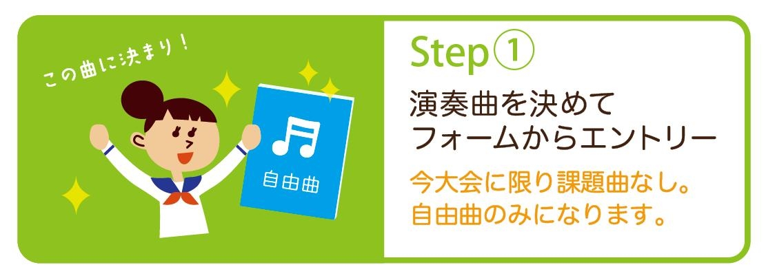 【ステップ１】　動画予選大会へ出場エントリーする